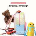 Quilted children's backpack/Rainbow cartoon backpack